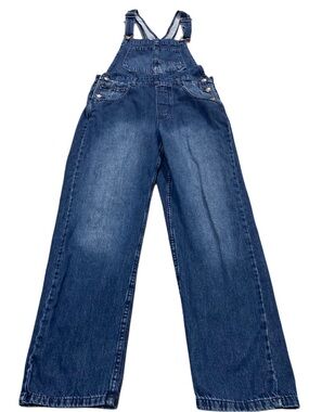 We The Free People Ziggy Denim Straight Leg Overalls XS